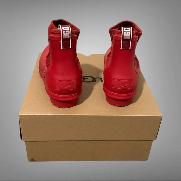 UGG Women's Chevonne Waterproof Chelsea Rainboots Size 11 - Picture 3 of 7